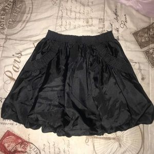 🧚🏽‍♀️Black Bloused Mini Skirt